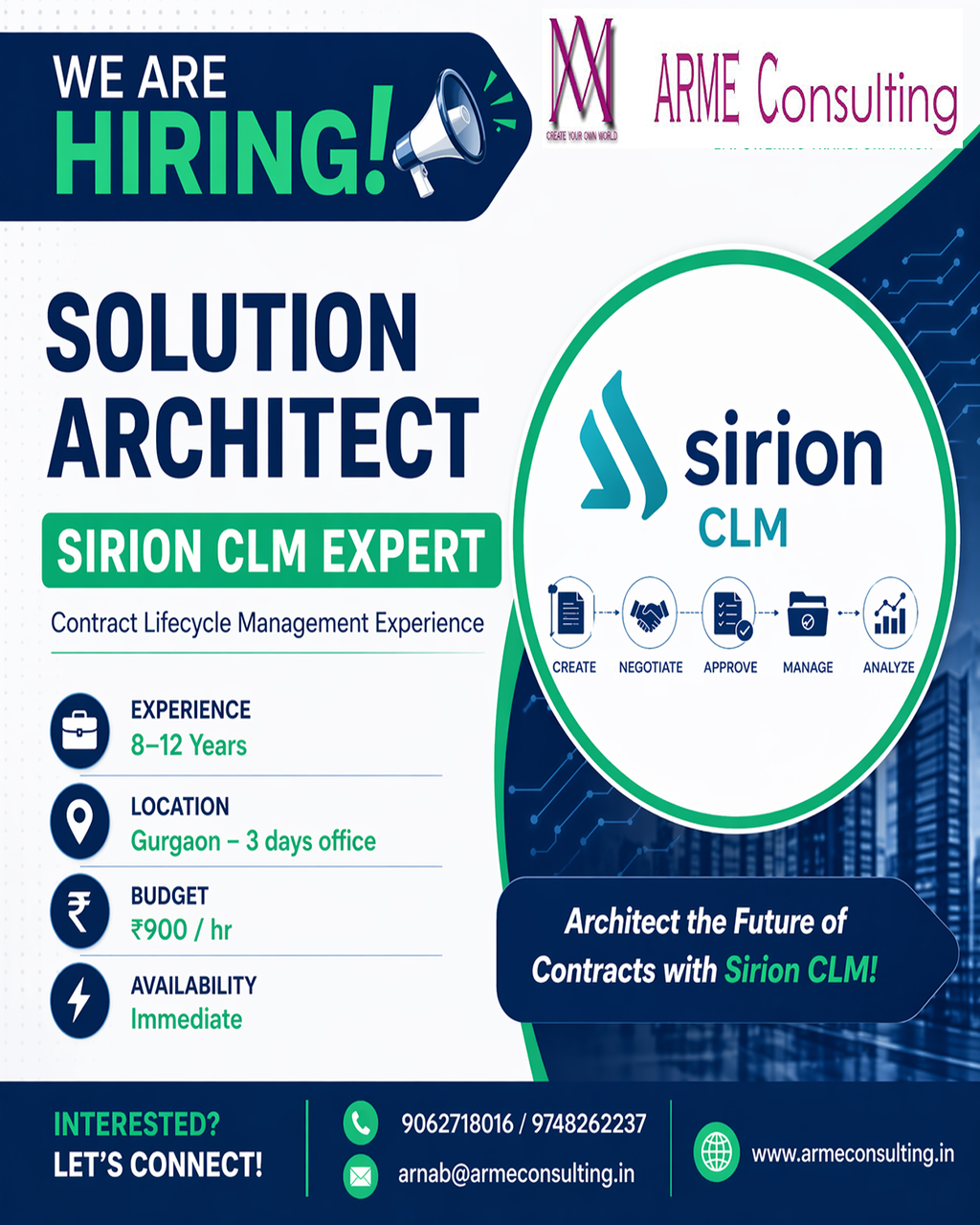 Great Opportunities for Contractual Job