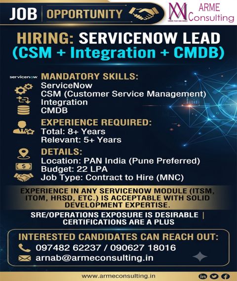Great Opportunities in Pan India